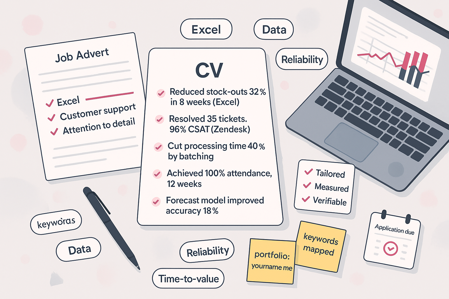 First Job CV Proof Points Employers Notice, Trust and Act On