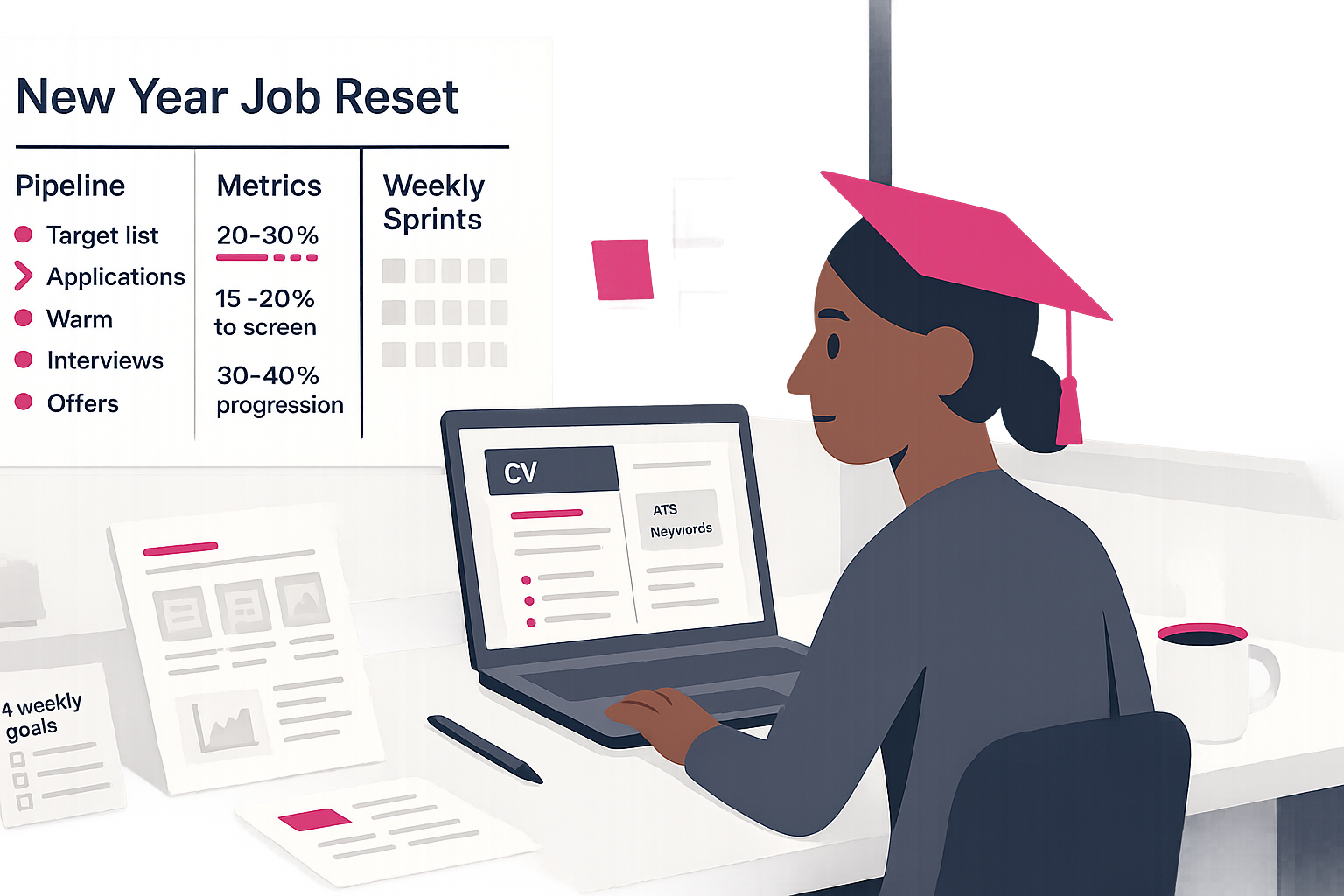 New Year Job Reset: A Brutal, Practical Plan to Get Hired